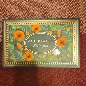 Ace Beauté Tropical Floral Eyeshadow Palette - Green & Orange